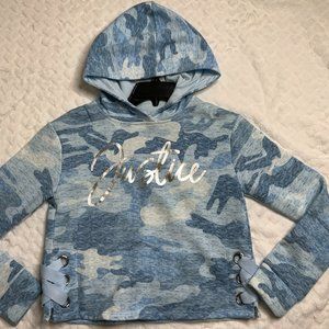 Justice Camouflage Pull-Over Hoodie